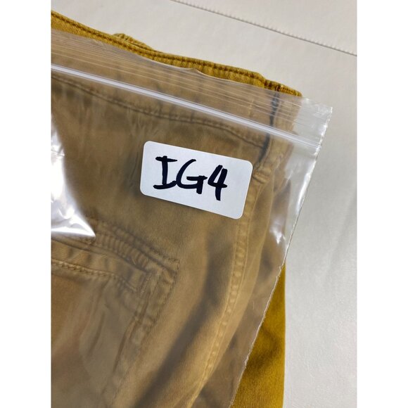 Faherty Womens Mustard Twill Joggers Pants Size 26 Casual Classic 26" Preppy - Picture 11 of 16